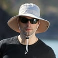 thumbnail image 1 of Dyfzdhu Bucket Hats Mens Outdoor Sun Protection Mesh Breathable Fisherman Cap Foldable Bucket Hat, 1 of 7