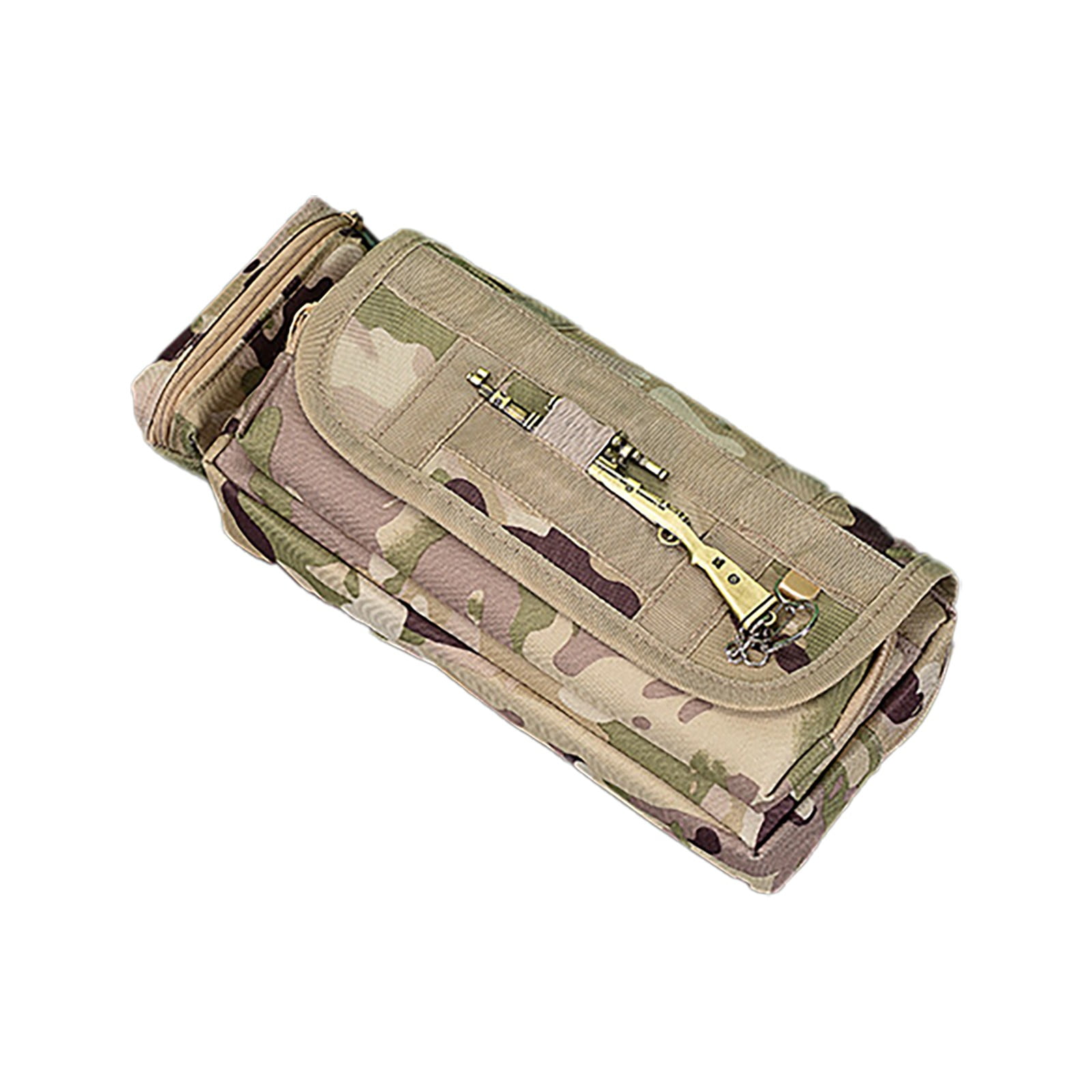 Dyfzdhu Camouflage Pen Pouch Portable Large Pencil Case Stationery
