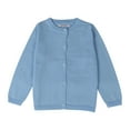 thumbnail image 1 of Dyfzdhu Cardigan Sweaters for Girls Kids Clothes Knitted Solid Long Sleeve Coat Fall, 1 of 8