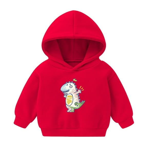 Dyfzdhu Cartoon Infant Toddler Baby Pullover Girls Boys Tops Hoodie Sweatshirt