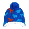 thumbnail image 1 of Dyfzdhu Children Woolen Hat Dinosaur Pattern Boys Girls Thermal Knitted Cap Blue, 1 of 7