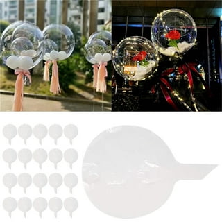 TRIANU 50Pcs Bobo Balloons 20 inch Clear Bobo Balloons, Large Transparent  Balloon for Stuffing Wedding Birthday Party Decorations 