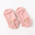 thumbnail image 1 of Dyfzdhu Comfortable Low Cut Socks For Women Breathable Heart Embroidered No Show Socks Boat Socks, 1 of 4