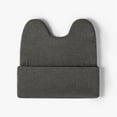 thumbnail image 1 of Dyfzdhu Cute Rabbit Ears Woolen Hat Solid Warm Outdoor Knitted for Women Girls Gray, 1 of 5