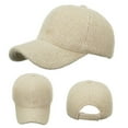 thumbnail image 1 of Dyfzdhu Fashion Women Men Sport Solid Color Keep Warm Knitting Beach Baseball Cap Hip Hop Hat Sun Beige, 1 of 5