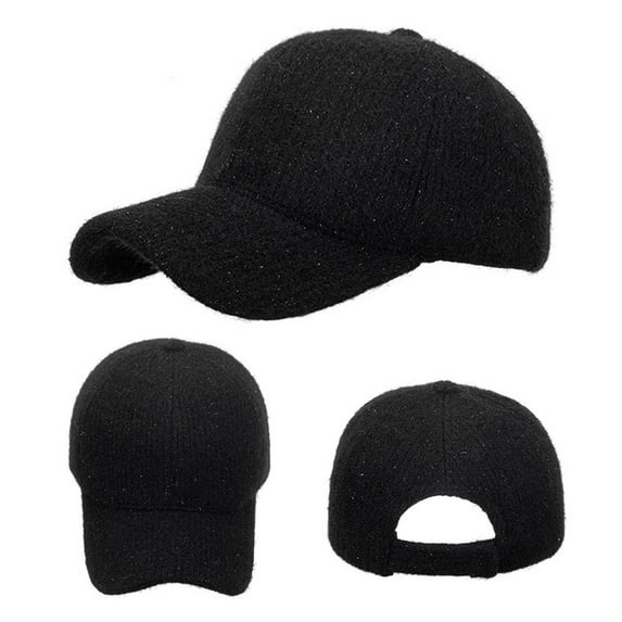 Dyfzdhu Fashion Women Men Sport Solid Color Keep Warm Knitting Beach Baseball Cap Hip Hop Hat Sun