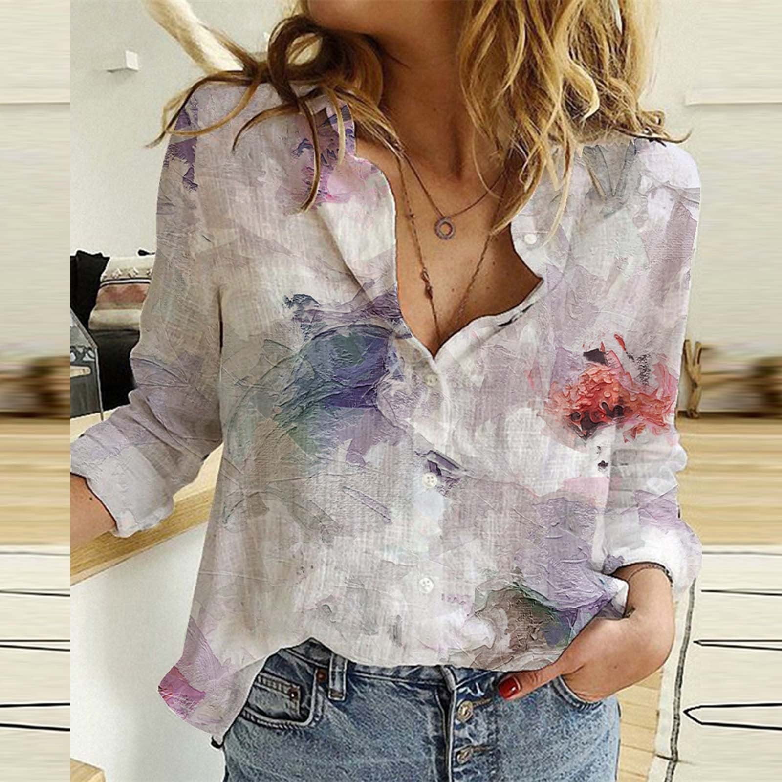 Floral Print Button-Down Long Sleeve Shirt main image 1