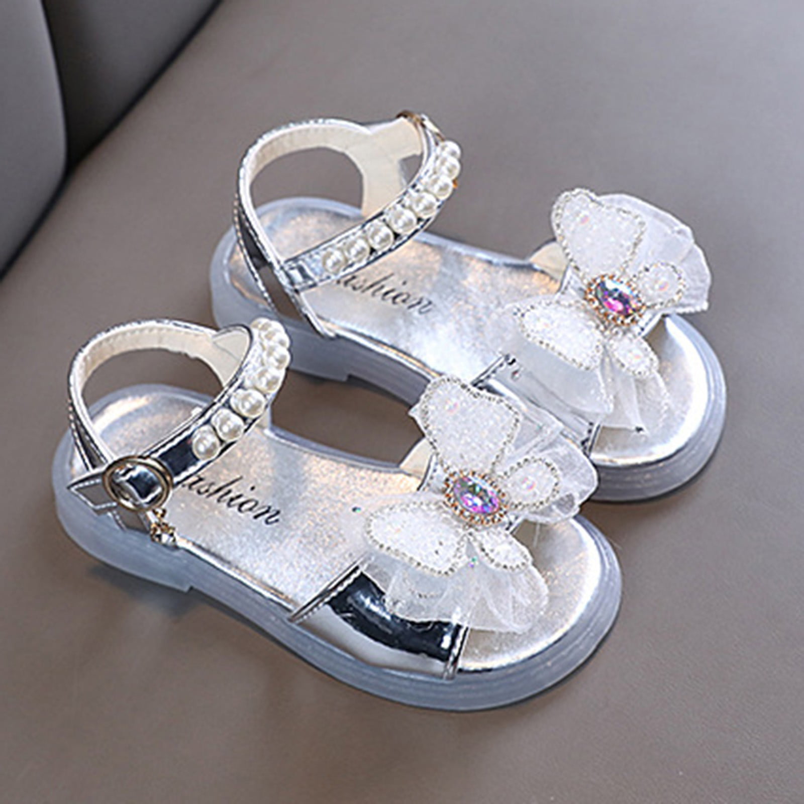 mini Tænke isolation Dyfzdhu Girls Sandals Latest Kids Summer Shoes Custom Cute Cartoon Little  Children Flat Girls Princess Sandals - Walmart.com