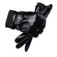 thumbnail image 1 of Dyfzdhu Gloves Fashion Men Leather In Winter Men Screen In Winter Students Warm Outdoor Riding Plush, 1 of 7