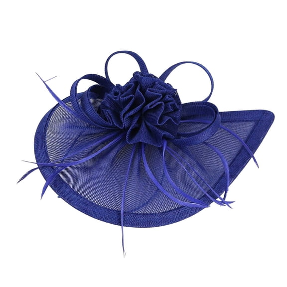 Dyfzdhu Headwear For Women Fashion Fascinator Hat Flower Mesh Tea Party Hairband For