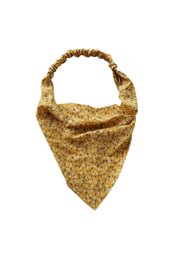 Headwear For Women Fashion Floral Hair Bandanas Head Kerchief Bandana Print Hair Triangle Hair Kerchief With Ties Head