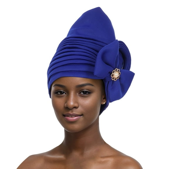 Dyfzdhu Headwear For Women Fashion Head For Black Stretchy Head African Hair For Natural Hair Turban Headwraps Tie Headbands