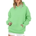 thumbnail image 1 of Dyfzdhu Hoodies Oversized Sweatshirts Fleece Long Sleeve Shirts Pullover Fall Clothes With Pocket Hoodies For Women, 1 of 7
