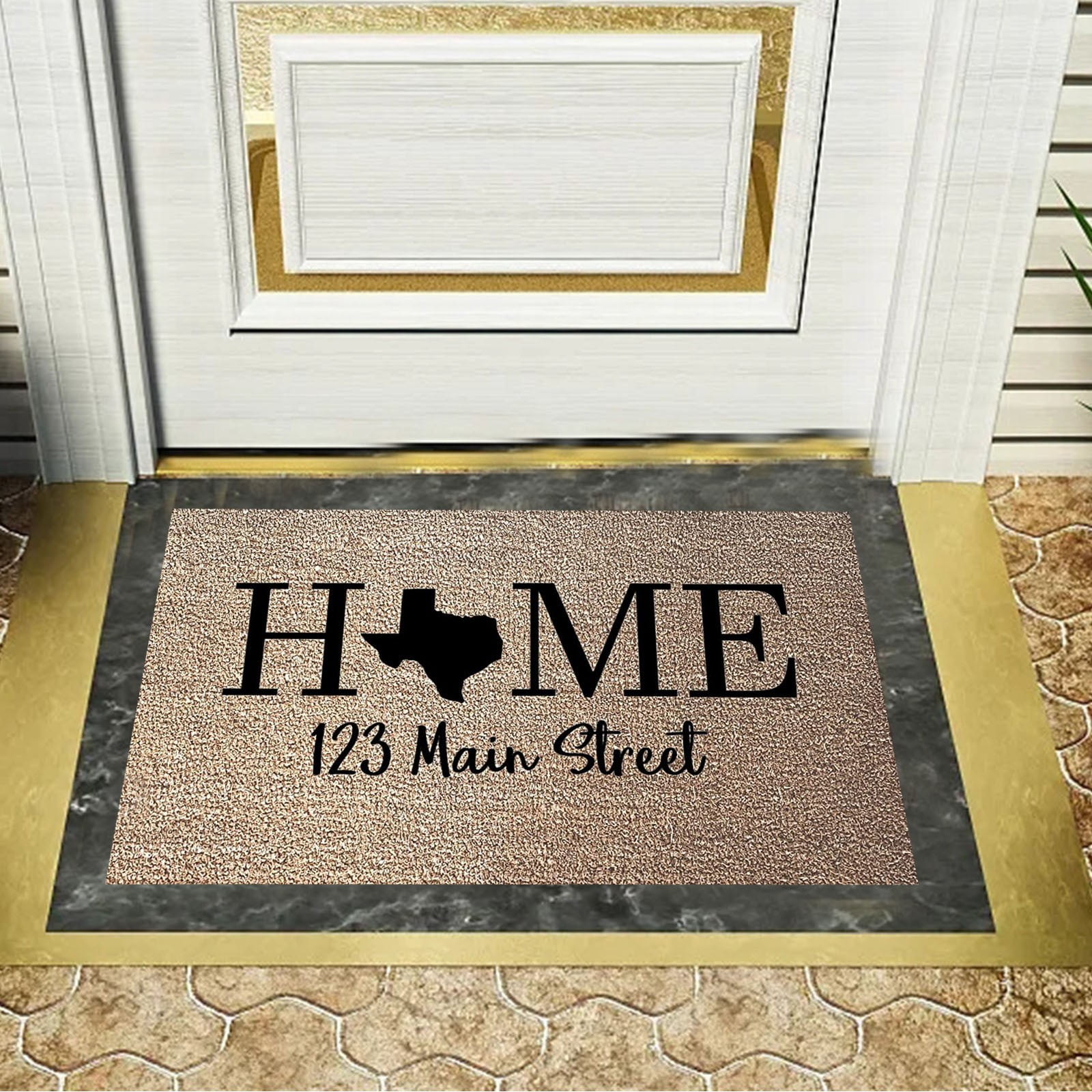 Personalized Door Mat, Home Decor, Welcome Mat, Door Mats Indoor