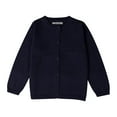 thumbnail image 1 of Dyfzdhu Kids Boys Girls Knitted Solid Color Long Sleeve Button Down Sweater Cardigan, 1 of 8