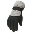 thumbnail image 1 of Dyfzdhu Kids Winter Gloves Snow Windproof Mittens Outdoor Sports Skiing Age 6-11 Years Grey, 1 of 2
