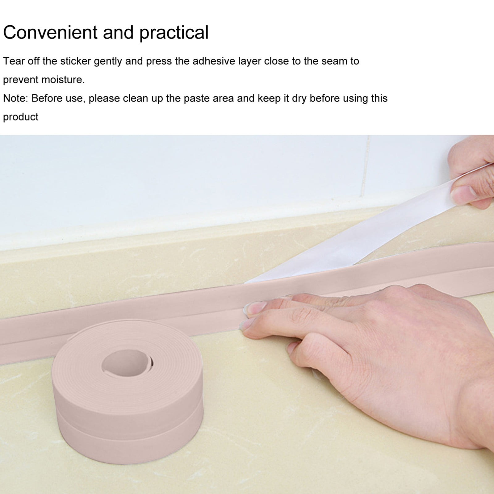 Dyfzdhu Kitchen Sink Seam Stickers SelfAdhesive Tape Sticker Countertop