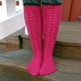thumbnail image 1 of Dyfzdhu Knitted Stockings For Women Autumn Winter Solid Color Thigh High Long Tube Stocks Thermal Stockings, 1 of 6
