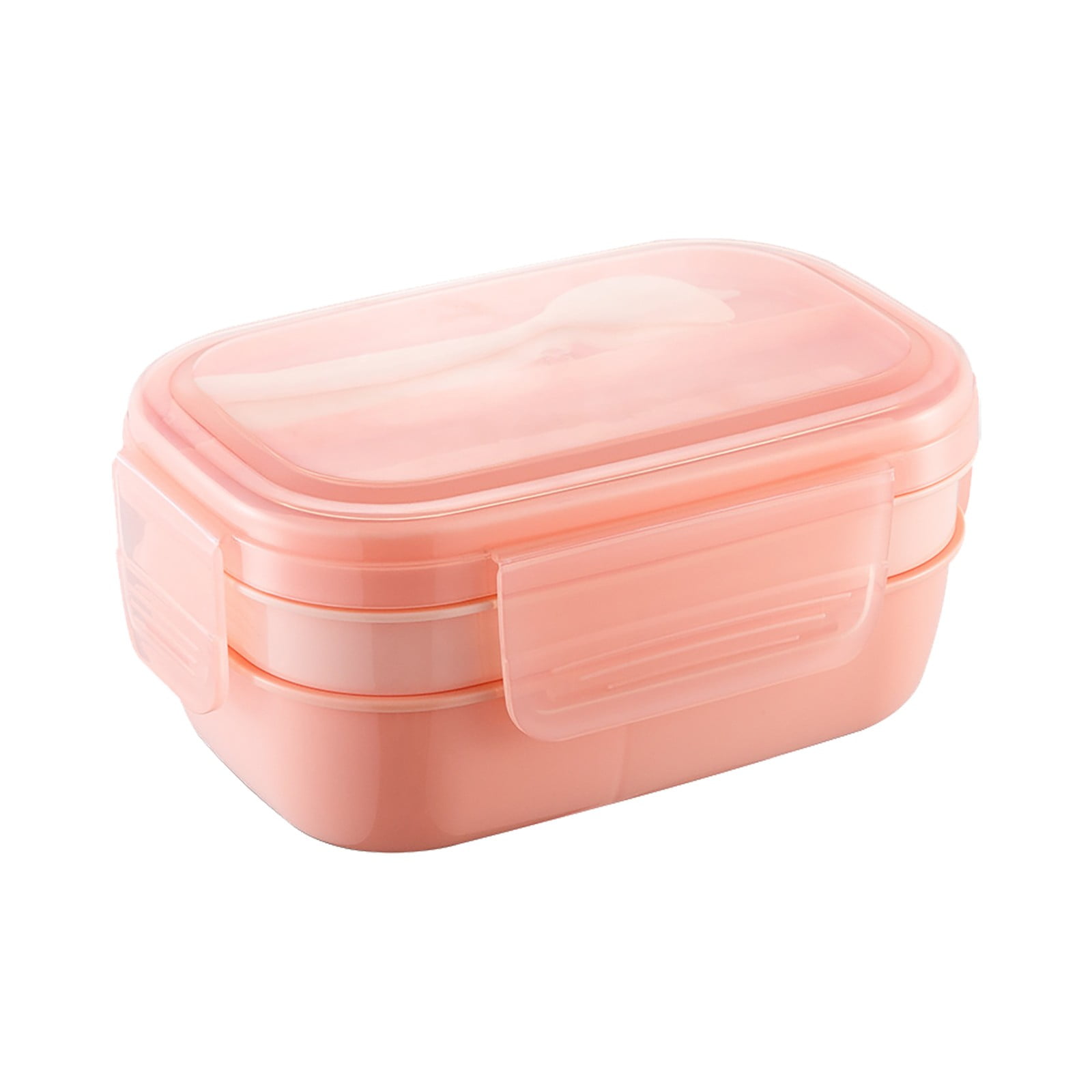Dyfzdhu Lunch Box Kit For Adults Kids 1900ml Bento Container With Spoon