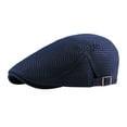thumbnail image 1 of Dyfzdhu Men Breathable Mesh Summer Hat Newsboy Beret Ivy Cap Cabbie Flat Cap, 1 of 1