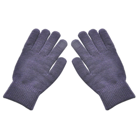 Dyfzdhu Men Women Knitted Woolen Gloves, Winter Riding Warm Fleece Gloves