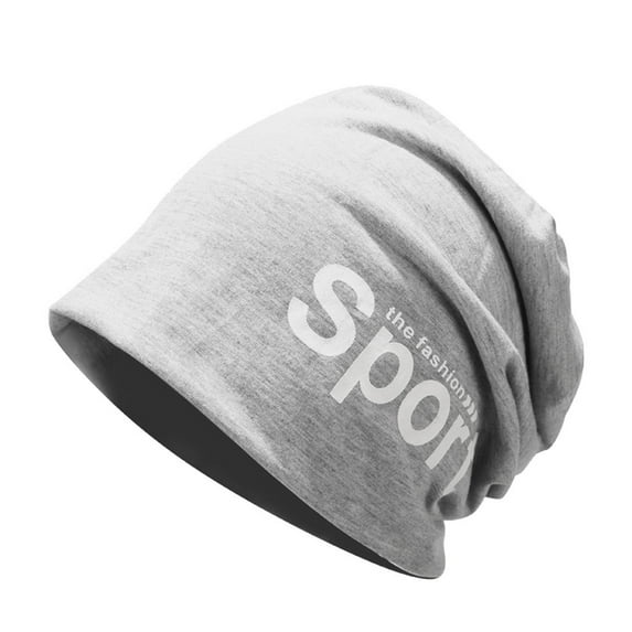 Dyfzdhu Men Women Winter Down Headgear Solid Color Pile Cap Casual Earmuffs Hat Gray