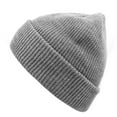 thumbnail image 1 of Dyfzdhu Men Women Winter Down Headgear Solid Color Pile Cap Casual Earmuffs Hat Gray, 1 of 1
