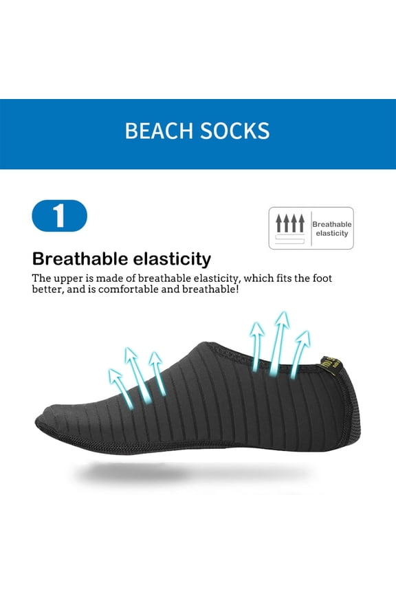 Men and Women Water socks Barefoot Speed Dry Anti-skid Water Socks Yoga Low Cut Socks
