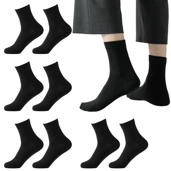 Dyfzdhu Mesh Mid Tube Socks Men Cotton Socks Summer Men Socks Black Thin Breathable Sweat Absorbing Business Socks