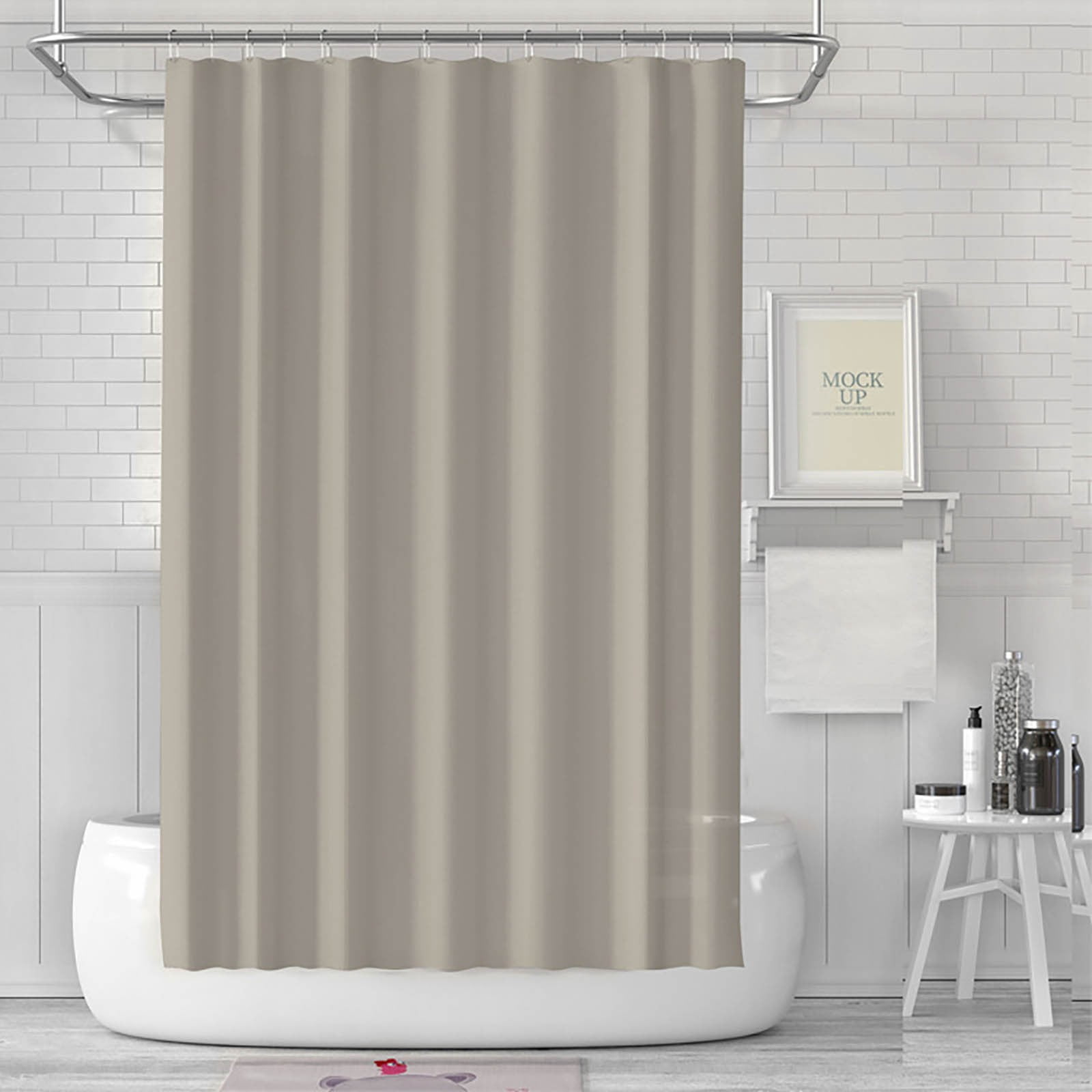 Dyfzdhu Modern Shower Curtain Hotel Bathroom Curtain Door Curtain ...
