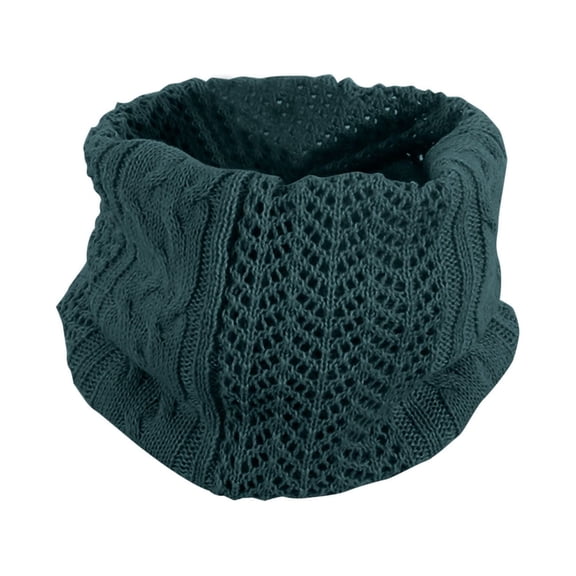 Dyfzdhu Neck Scarf Neck Warm Mens Wool Bib Womens Scarf Winter Double Thick Knit Ring Unlimited Scarf Warm And Windproof Scarf For Women