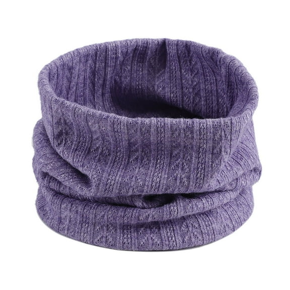 Dyfzdhu Neck Scarf Winter Wool Knitted Neck Scarf Warm Scarf Mens And Womens Neck Scarf Scarf For Women