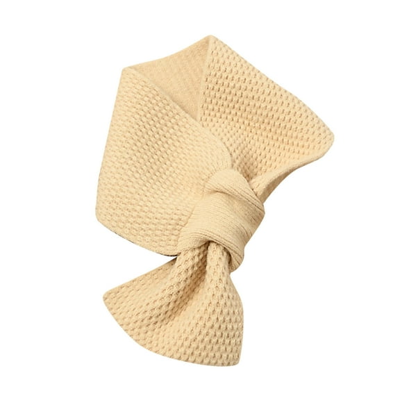 Dyfzdhu Neck Scarf Women Autumn And Winter Warm Scarf Classic Solid Color Knitted Versatile Scarf Scarf For Women