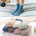 thumbnail image 1 of Dyfzdhu Patchwork Cotton Women Women Cute Multi-Color Socks Pair Winter 7 Socks Socks, 1 of 4