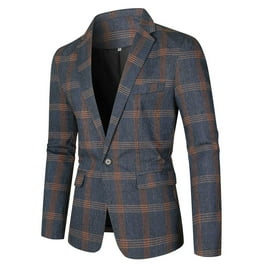 Casual Lapel Double Buckle Plaid Overcoat Casual Lapel Double Buckle Plaid Overcoat
