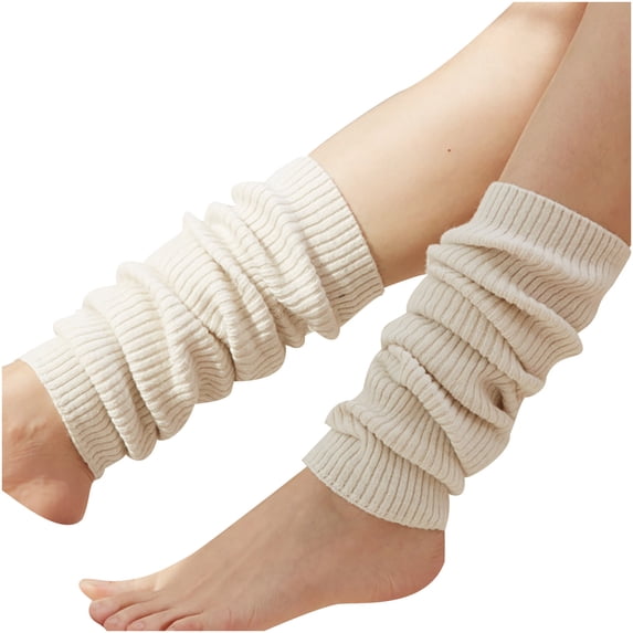 Dyfzdhu Socks For Women Fashion Winter Keep Warm Solid Knitting Warm Anklets Leggings Womens Socks