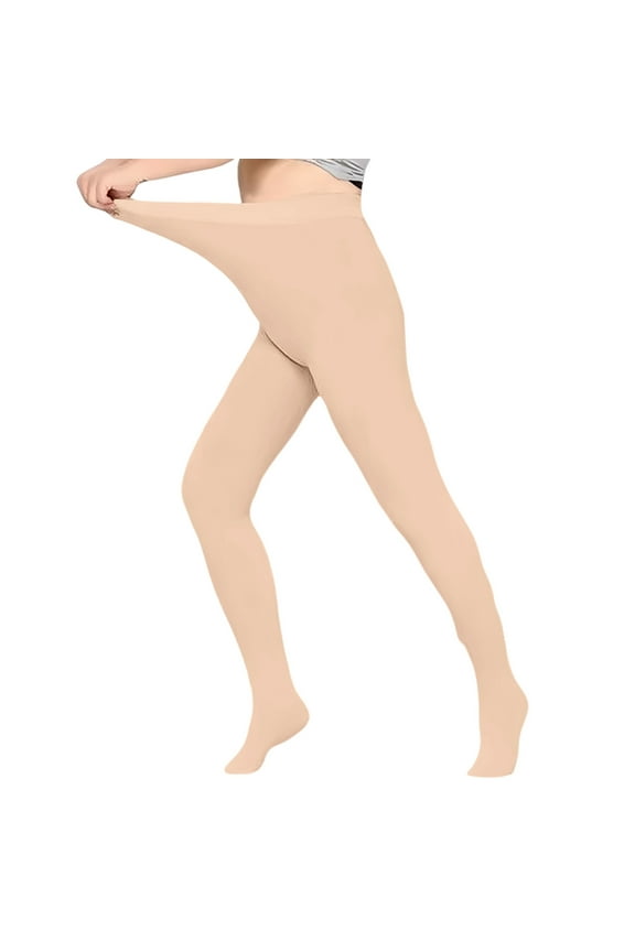 Socks For Women Fashion Winter Thermal Fleece High Waist Warm Plush Stockings Perfect Legs Slimming Translucent Trousers Womens Socks