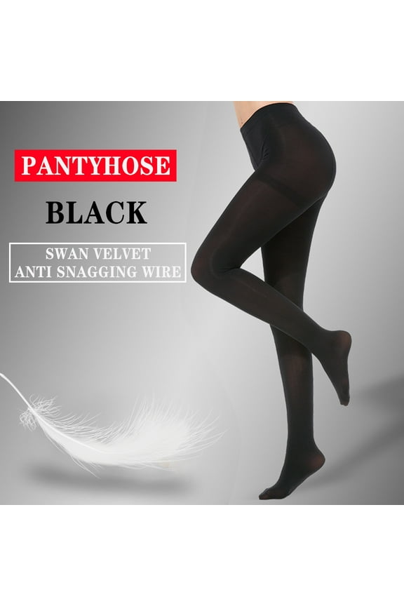 Solid Color Tights For Women Girls Lined Thick Thermal Winter Leggings Pantyhose