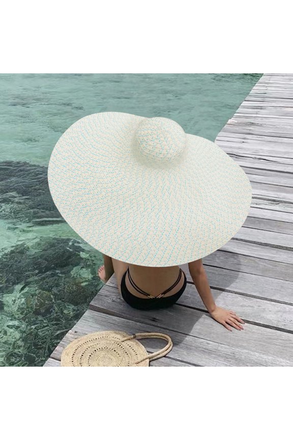 Summer Straw Hats Fashion Large Sun Hat Beach Anti-Uv Sun Protection Cap Hat