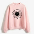 thumbnail image 1 of Dyfzdhu Sweatshirts for Women Fall Winter Crew Neck Solid Color Prints Long Sleeve Pullover Sweatshirt, 1 of 4