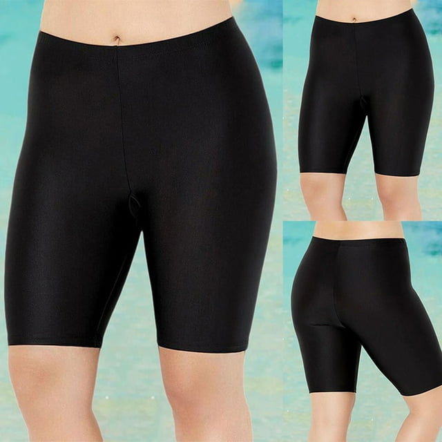 Dyfzdhu Swim Shorts Women Swimsuits For All Plus Size Bike Short Tight