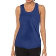 thumbnail image 1 of Dyfzdhu Tank Tops for Women Workout O Neck Sleeveless Breathable Backless Yoga Shirt Navy, 1 of 5
