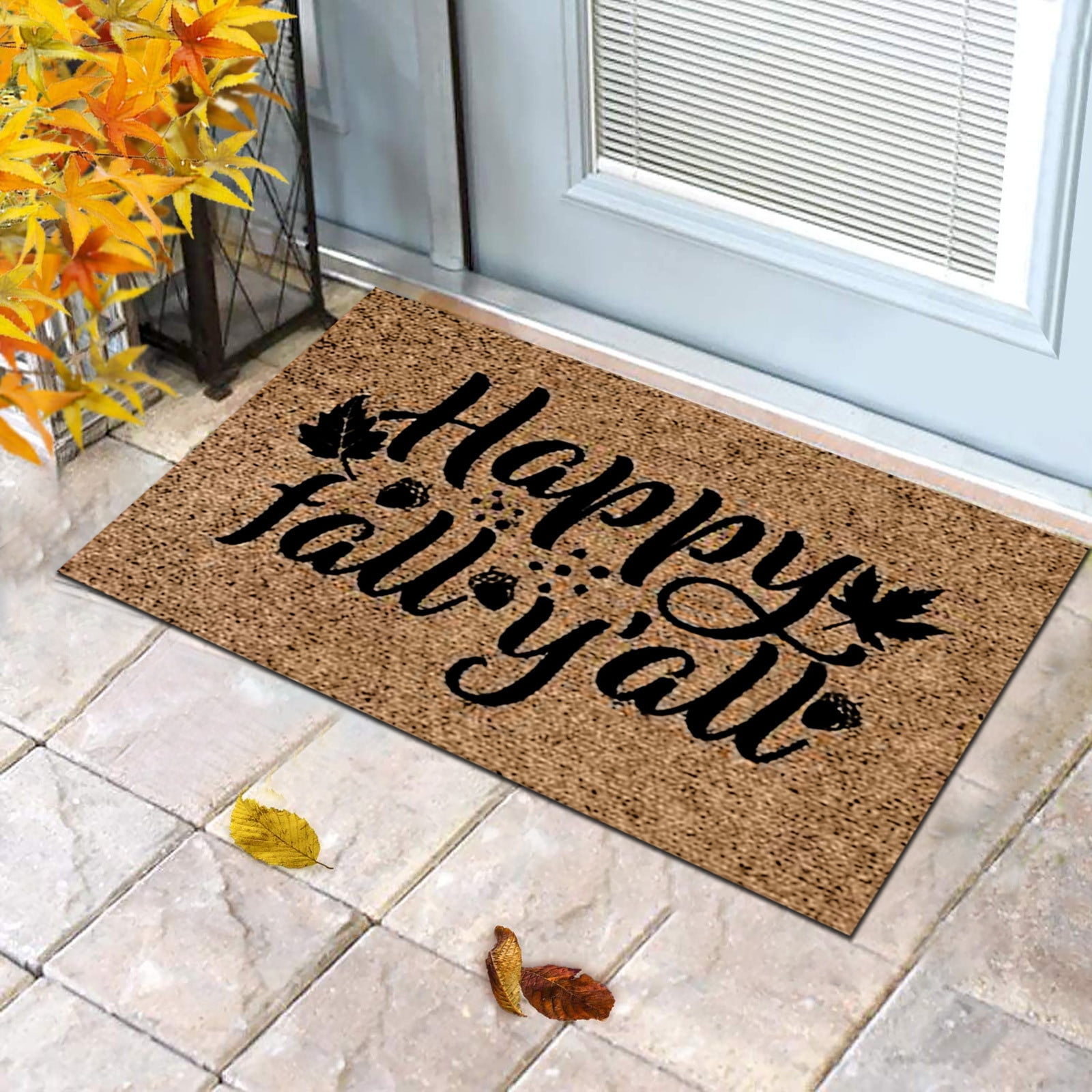 Dyfzdhu Thanksgiving Decorations Home Autumn Dwarf Front Door Door Mat
