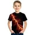 thumbnail image 1 of Dyfzdhu Toddler Boys Girls Shirt Fashion Cool 3D Graphic Gift Trendy Kid T-shirt Funny Youth Top, 1 of 3