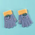 thumbnail image 1 of Dyfzdhu Toddler Mittens Winter Gloves Toddler Snow Cartoon Gloves For Kids Baby Winter Mittens For Girls Boys Blue, 1 of 7