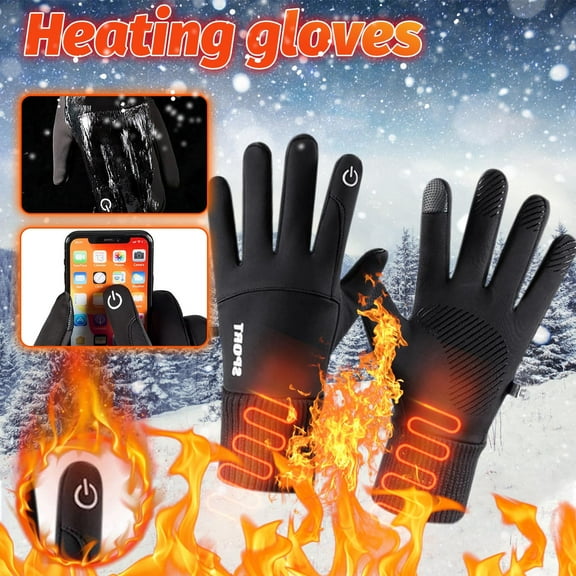 Dyfzdhu Tou-ch Screen Winter With Velvet Waterproof Skidproof Climbing Winter Warm Glove