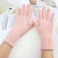 thumbnail image 1 of Dyfzdhu Touchscreen Texting Gloves Outdoor Men Women Warm Knit Winter Mittens Solid Golves Pink, 1 of 9