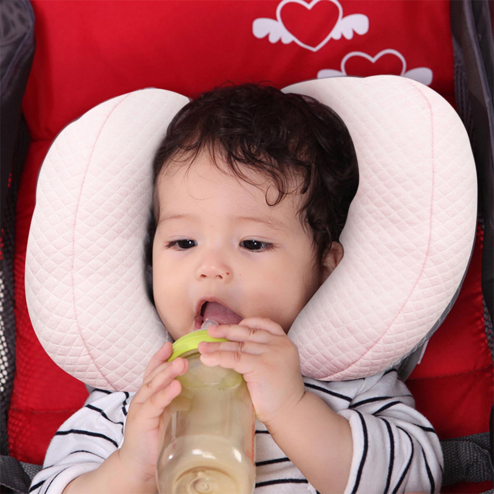 Dyfzdhu Travel Pillow Head And Neck Support Pillow For Car Seat