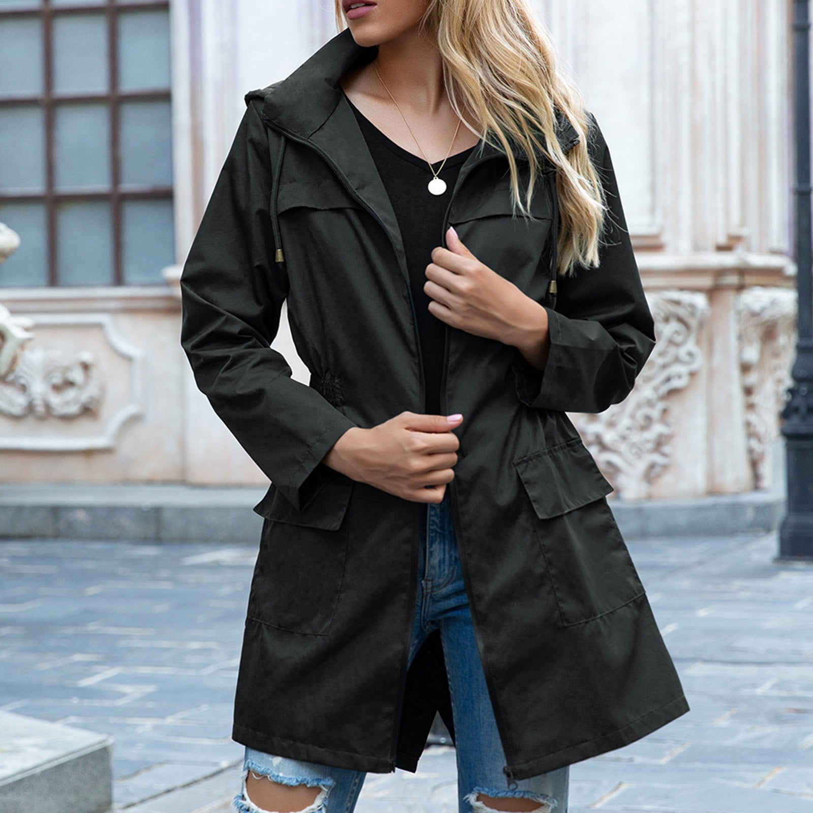 Amazon.com: Trench Coat Outfit Beige Shacket Sweater Coat