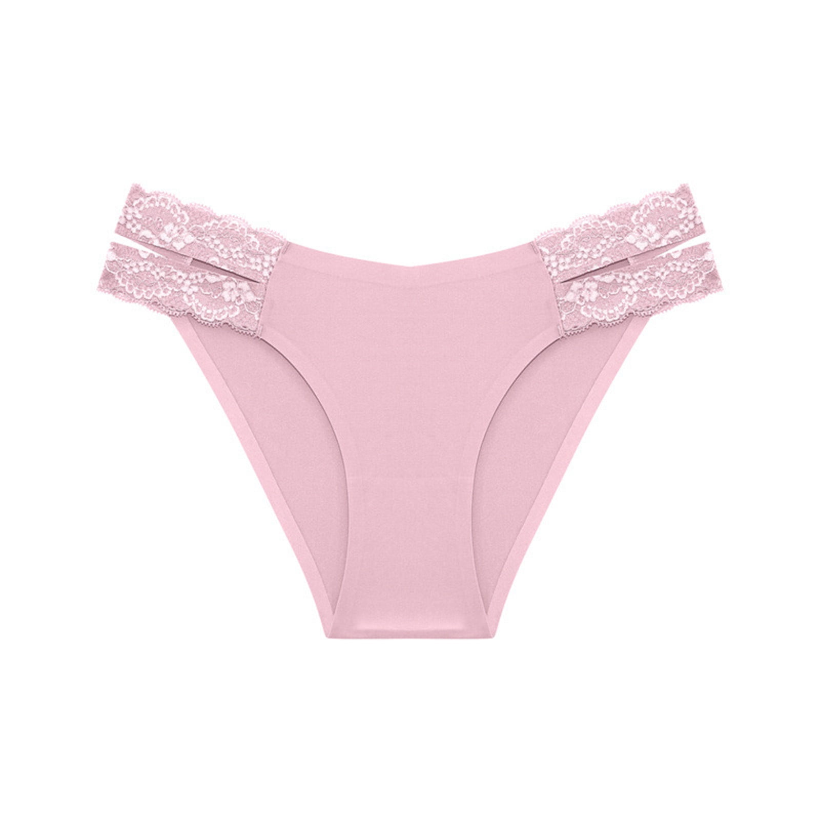 Dyfzdhu Underwear for Women Seamless Bikini Panties High Cut Lace Cute